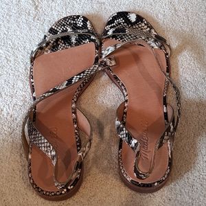 Madewell Heidi Sling Back sandals. Size 9.5